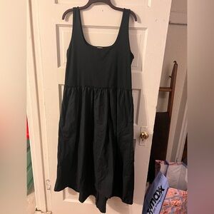 a new day Black Midi Dress